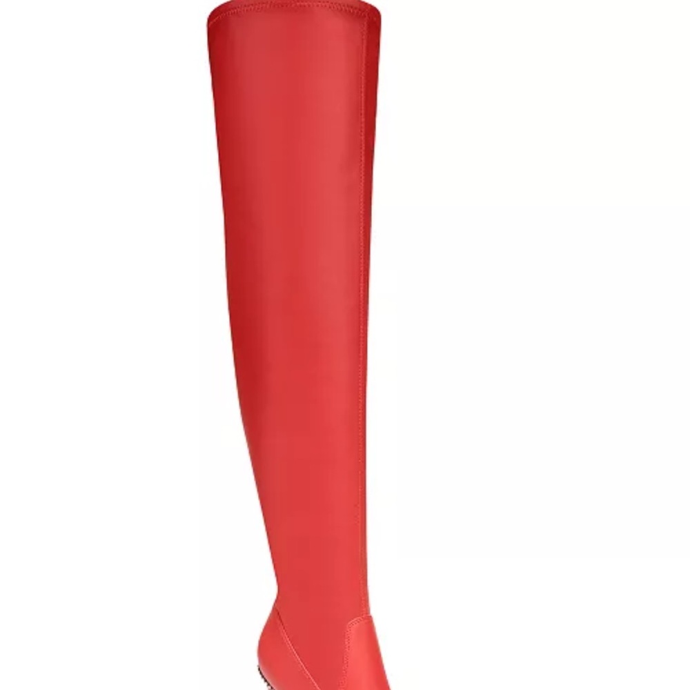 Bar III Milliee Vibrant Red Over-the-Knee Boots